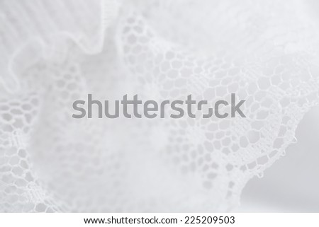 Full frame close up of lace on baby wear