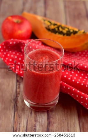 Vegan Apple Beetroot Papaya Juice