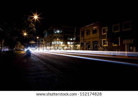 Light Streams in Inglewood Neighborhood, Calgary, Alberta, Canada
