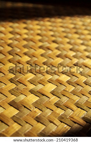 Background bamboo material nature knitting gorgeous patterns.