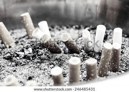 Cigarette smoking adversely affect health causing cancer.