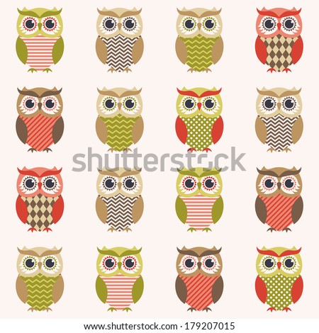 seamless owls cartoon wallpaper seamless owls cartoon wallpaper