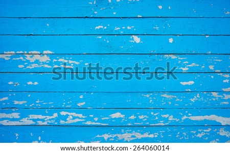 Texture of Wood blue panel for background
