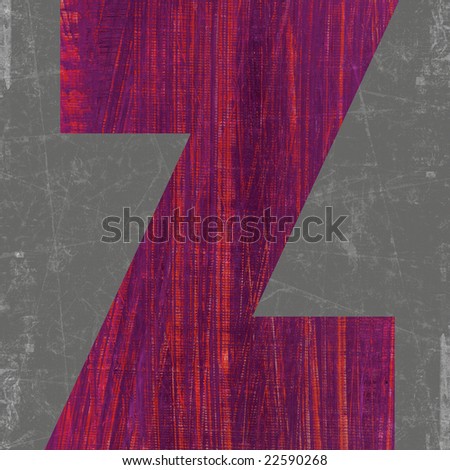 z alphabet. Z alphabet symbol design