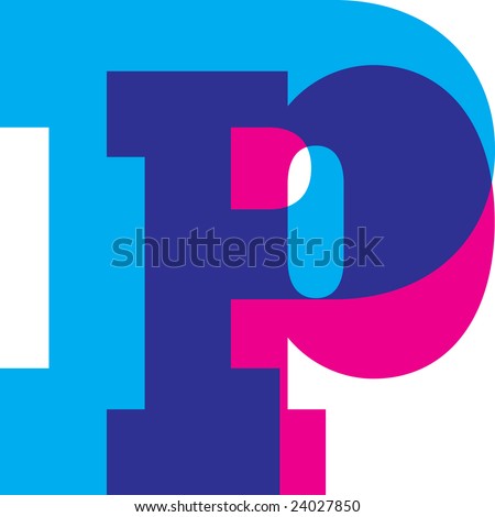 Logo Design Letter on Letter P Alphabet Symbol Design Stock Photo 24027850   Shutterstock
