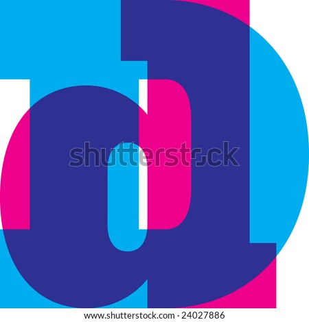 Logo Design Letter on Letter D Alphabet Symbol Design Stock Photo 24027886   Shutterstock