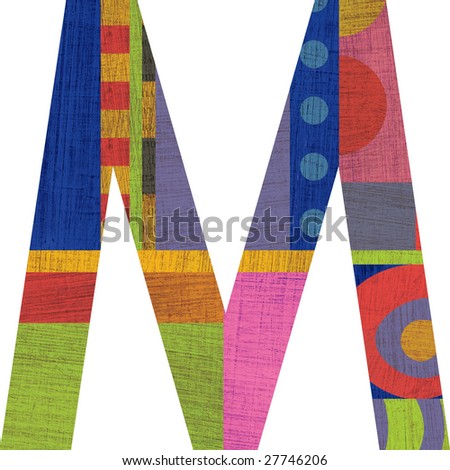 the letter m graffiti. dresses and the letter M,