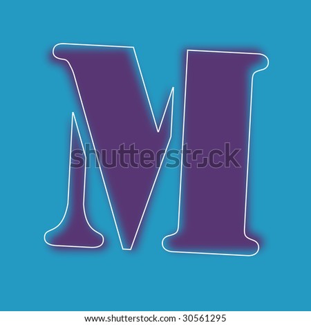 letter stencils m