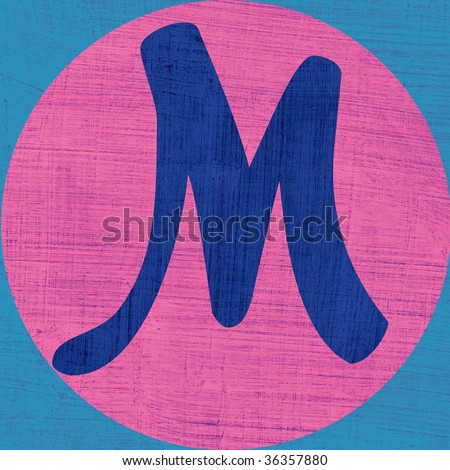 the letter m designs. stock photo : letter M