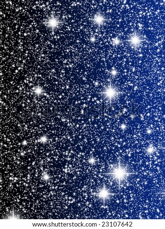 space stars background. stock photo : Blue space