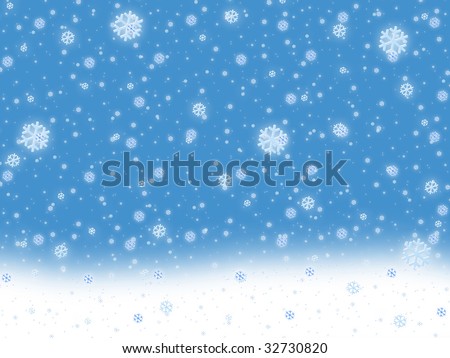 Snow Background on Snow Background Falling Ice Stock Photo 32730820 Shutterstock