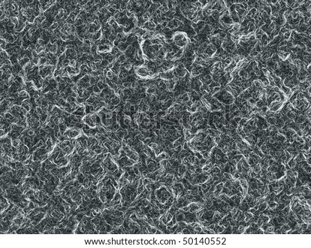 Microscope Photograph of Wool Fibers
