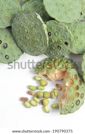 The lotus seeds are used extensively in traditional Chinese medicine and desserts.