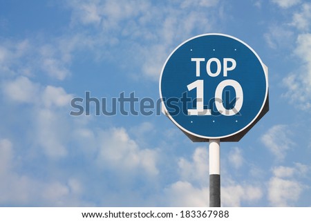 Top Ten Sign