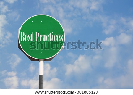 Best Practices Sign