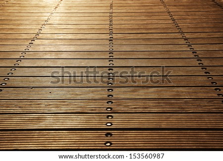 Plank background with diminishing perspective