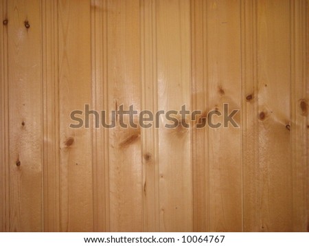 pine wood paneling