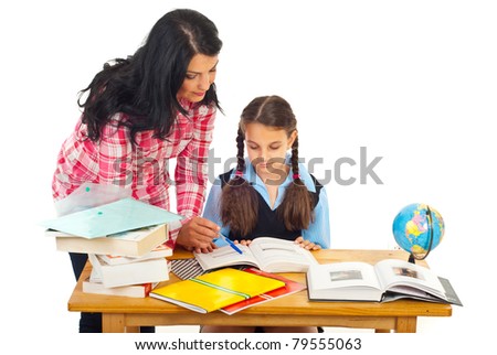 Girl With Homework