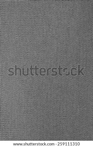 close up of a gray knitted background pattern, knitted right, macro, close up, full frame, blank. empty, vertical / Gray knitted Background Pattern, Detail, vertical