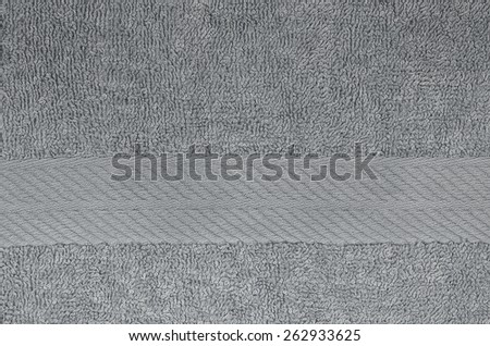 close up of a gray background pattern, terry cloth, bath towel, detail, macro, full frame, blank, empty / Gray Background Pattern, Detail