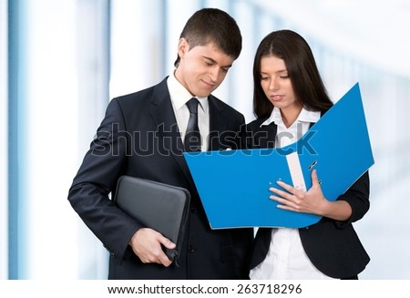 Business. Female executive discussing proposal