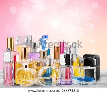 Perfume. Set of Various Woman Perfumes