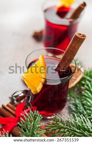 Warm. Relaxing at the fireplace on winter evening with tea or mulled wine