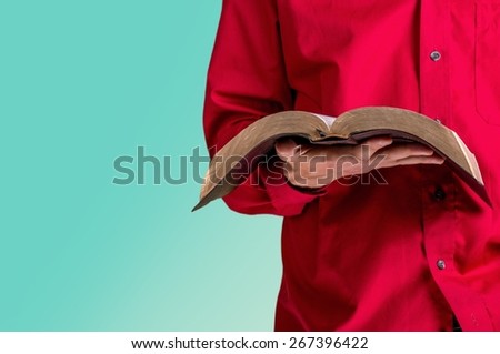 Bible, Men, Reading.