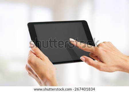 Tablet, monitor, display.