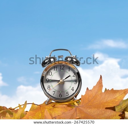 Autumn, Clock, Daylight Savings Time.
