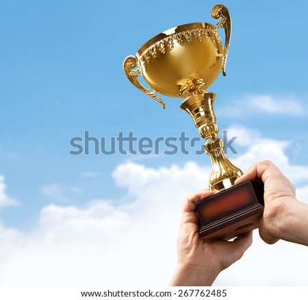 Trophy, Winning, Award.