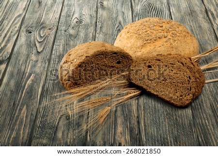 Bread. Whole Wheat Bread Slices