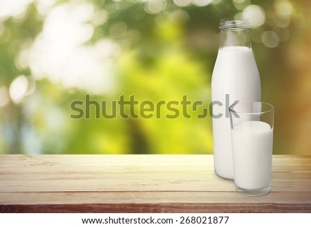 Milk Bottle, Milk, Bottle.