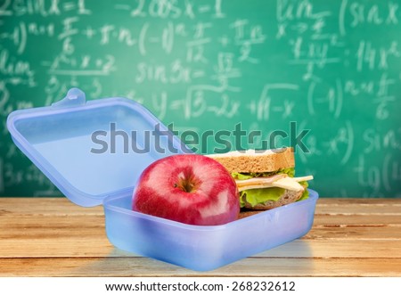 Lunch Box. School lunch