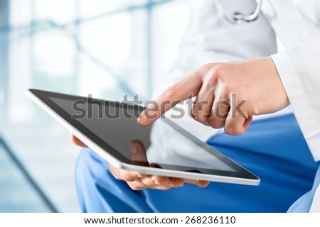 User, tablet, health.