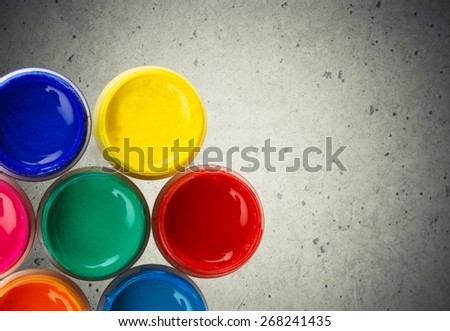 Color Wheel. Open Paint Tins ( Color wheel )