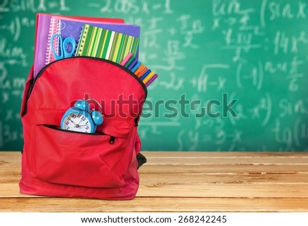 Backpack, school, back.