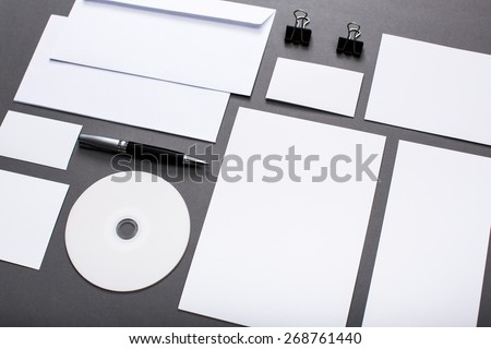 Background. Photo. Template for branding identity. For graphic designers presentations and portfolios.