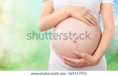 Human Pregnancy, Women, Abdomen.