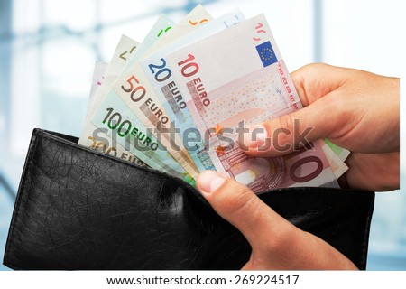 British Currency, Pound Symbol, Wallet.