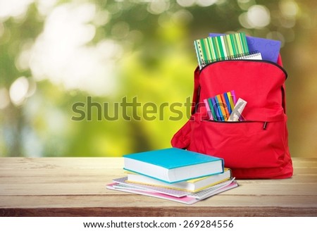 Backpack, Book Bag, Education.