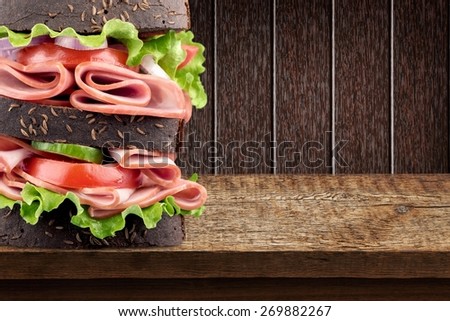 Sandwich. Deli Sandwich 009