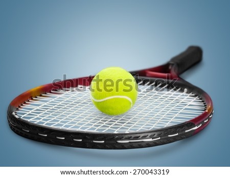 Tennis Racket, Tennis Ball, Sports Equipment.