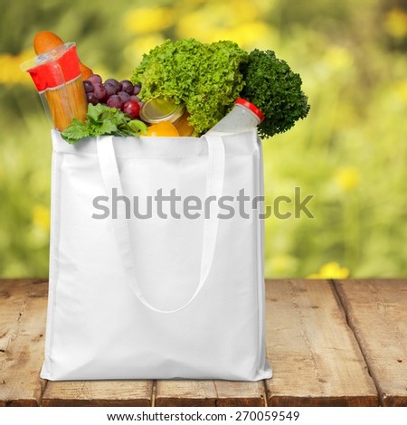 Bag, Groceries, Paper Bag.