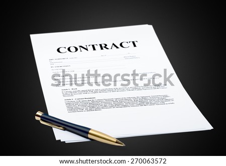 Contract. Legal Contract