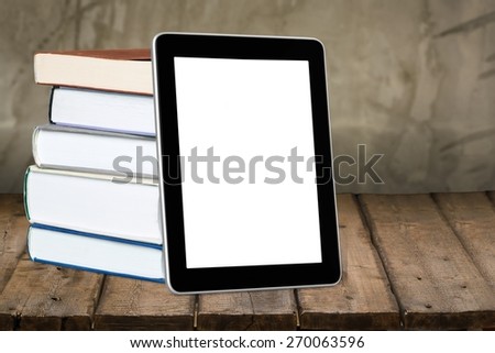 Book, E-reader, Digital Tablet.