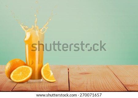 Orange Juice. Orange juice splash