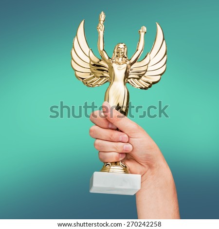 Academy Awards, Award, Trophy.
