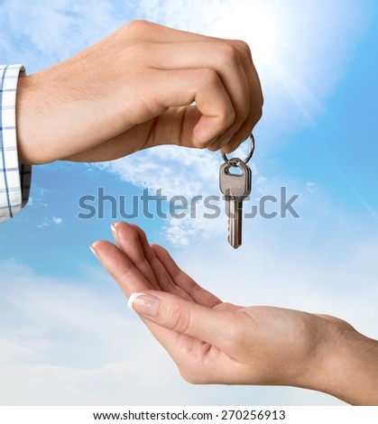 Key. Handing over the keys