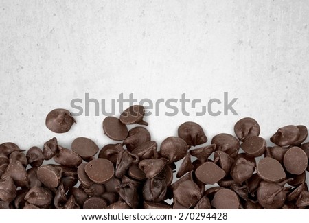 Chocolate, Chocolate Chip, Chocolate Candy.